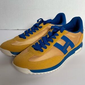Tommy Hilfiger Men’s Gold and Blue Ganibel Casual Sneaker Size 8